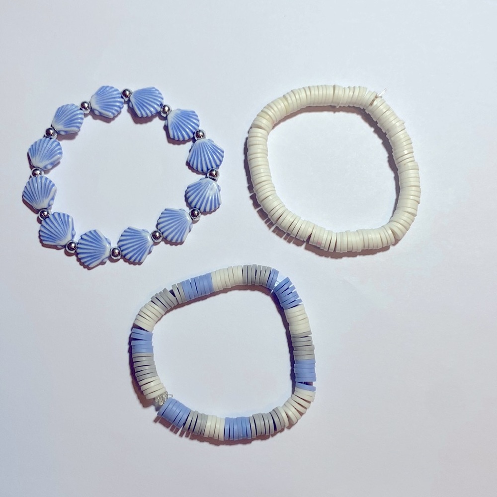 pack of three bracelets-handmade
